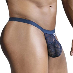 CandyMan String en dentelle Bachos Marine